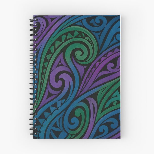 Item preview, New Zealand Māori Paua Pattern Koru Design 902 designed and sold by GrinGalore.