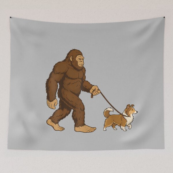 Item preview, Bigfoot Shetland Sheepdog Retro Sheltie designed and sold by mjohnson9.