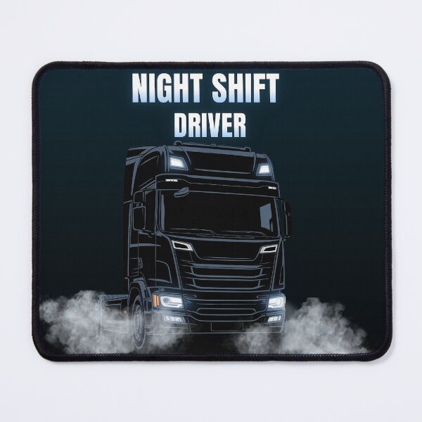 Item preview, Night Shift Driver Euro Truck Neon Lights Trucker Design designed and sold by PXEpic.