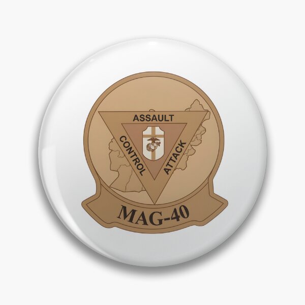 Item preview, Marine Aircraft Group 40 Desert Tactical Insignia designed and sold by CharlieDesings.