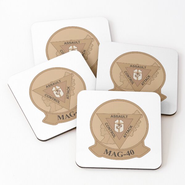 Item preview, Marine Aircraft Group 40 Desert Tactical Insignia designed and sold by CharlieDesings.