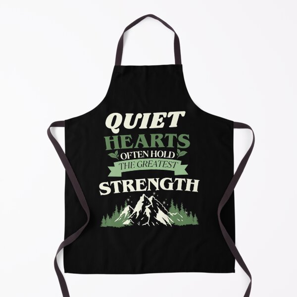 Item preview, Quiet Heart, Strong Strength | Minimal Motivational Typography Design designed and sold by Echo Thoughts.