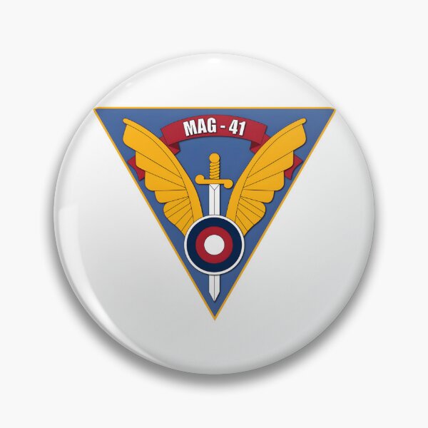 Item preview, Marine Aircraft Group 41 Triangular Aviation Insignia designed and sold by CharlieDesings.