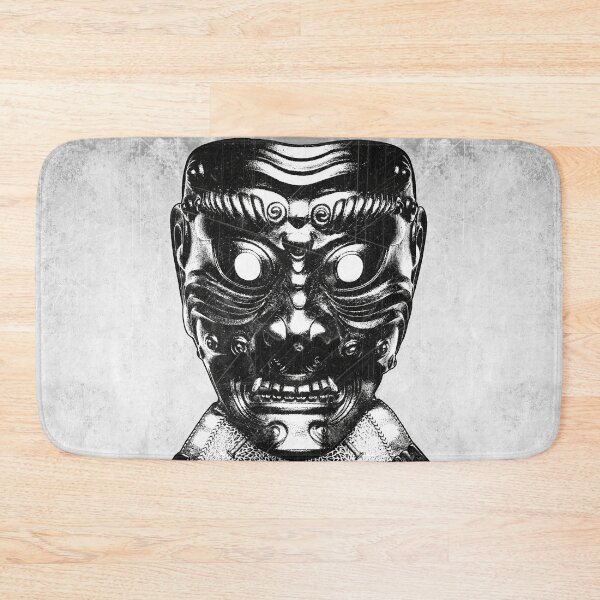 Item preview, Fierce Japanese Samurai Somen Mask Neck Guard designed and sold by Ghoul Enterprises.