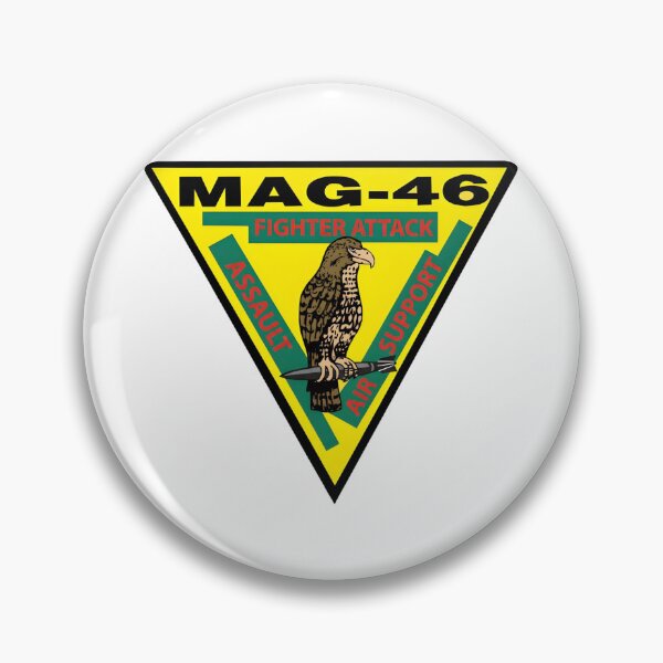 Item preview, Marine Aircraft Group 46 Triangular Deactivation Insignia designed and sold by CharlieDesings.