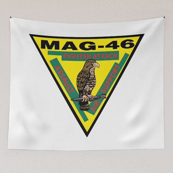Item preview, Marine Aircraft Group 46 Triangular Deactivation Insignia designed and sold by CharlieDesings.