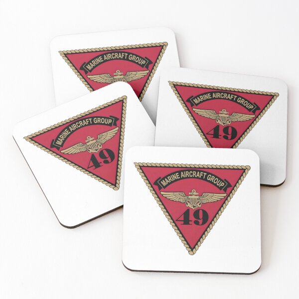 Item preview, Marine Aircraft Group 49 Triangular Reserve Aviation Insignia designed and sold by CharlieDesings.