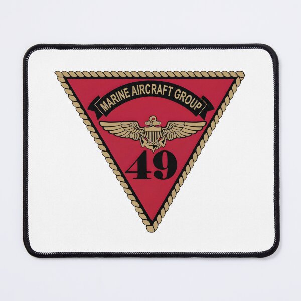 Item preview, Marine Aircraft Group 49 Triangular Reserve Aviation Insignia designed and sold by CharlieDesings.