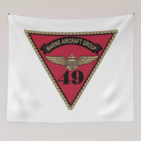 Aperçu de l'œuvre Insigne triangulaire de réserve de l'aviation du groupe aérien marin 49 créée et vendue par CharlieDesings.