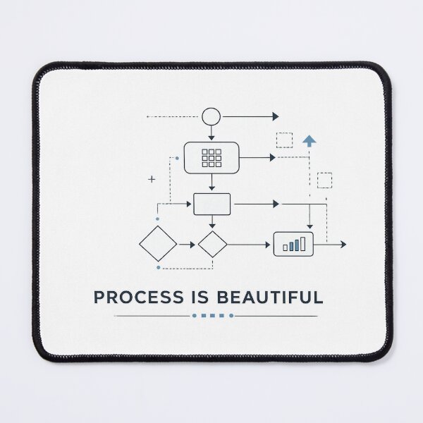 Item preview, Process Is Beautiful Minimal Workflow Systems Thinking Business T-Shirt designed and sold by warlistop.