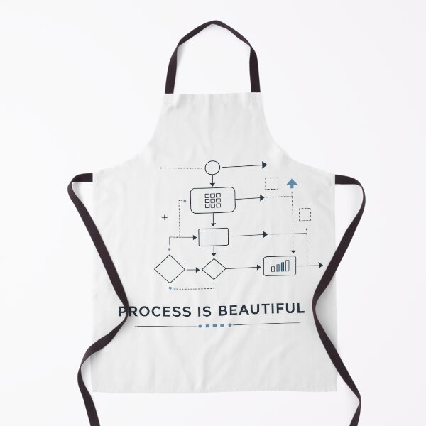 Item preview, Process Is Beautiful Minimal Workflow Systems Thinking Business T-Shirt designed and sold by warlistop.