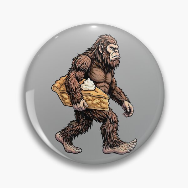Item preview, Bigfoot Carrying Apple Pie Funny Sasquatch Baking Dessert designed and sold by GreggRoss.