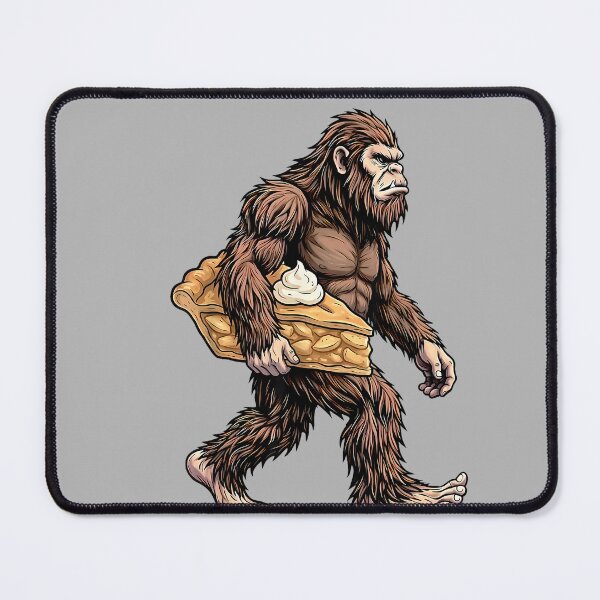 Item preview, Bigfoot Carrying Apple Pie Funny Sasquatch Baking Dessert designed and sold by GreggRoss.