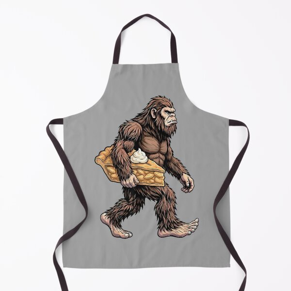 Item preview, Bigfoot Carrying Apple Pie Funny Sasquatch Baking Dessert designed and sold by GreggRoss.