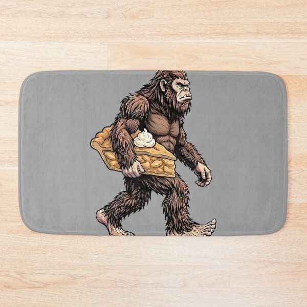 Item preview, Bigfoot Carrying Apple Pie Funny Sasquatch Baking Dessert designed and sold by GreggRoss.