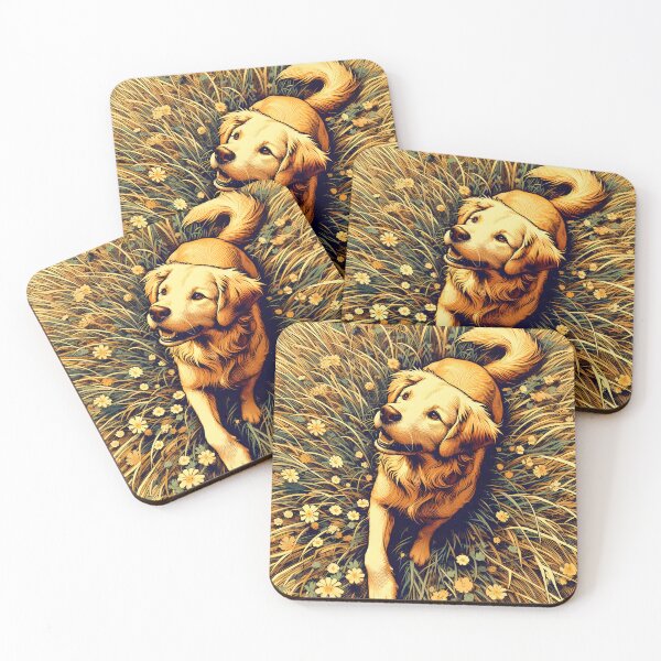 Item preview, Golden Retriever, Ai Generated Art designed and sold by ACC .