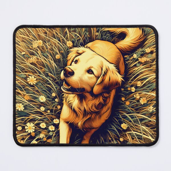Item preview, Golden Retriever, Ai Generated Art designed and sold by ACC .