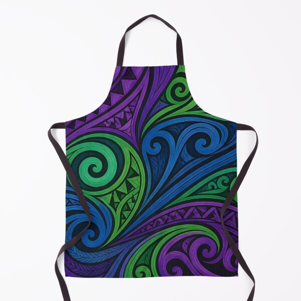 Item preview, New Zealand Māori Paua Pattern Koru Design 903 designed and sold by GrinGalore.