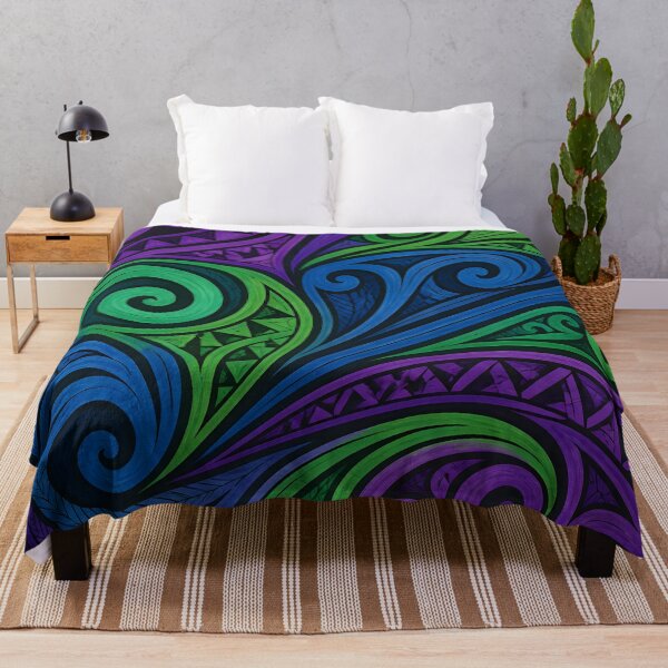 Item preview, New Zealand Māori Paua Pattern Koru Design 903 designed and sold by GrinGalore.