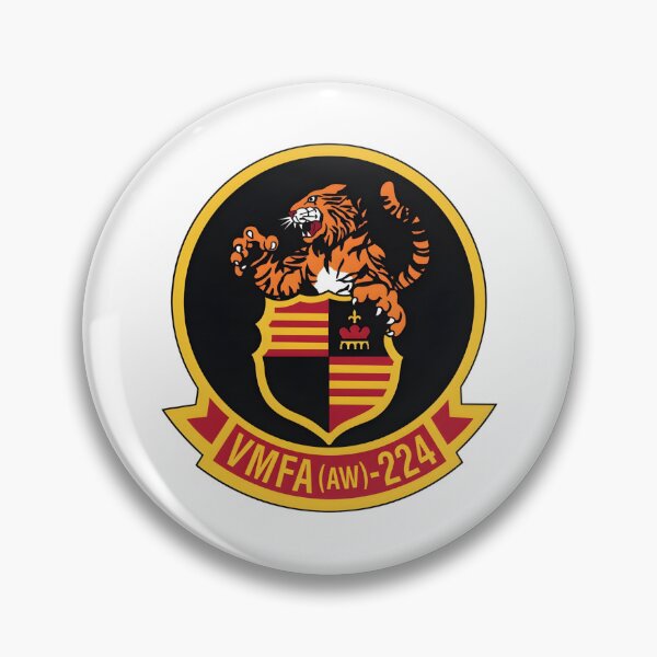 Item preview, VMFA(AW)-224 Marine All Weather Fighter Attack Squadron Insignia designed and sold by CharlieDesings.