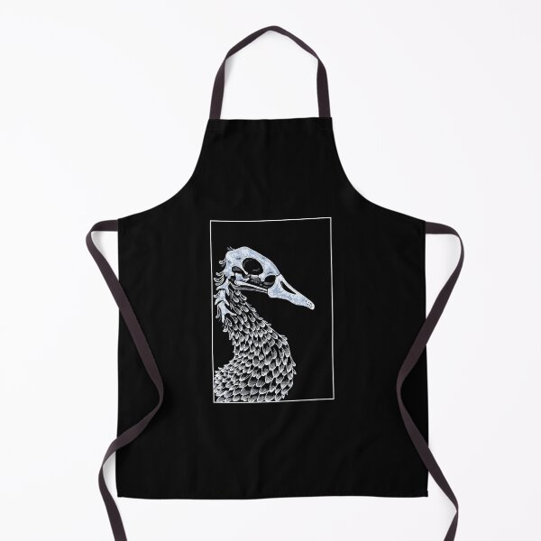 Item preview, Skeleton and skull of a goose in feathers designed and sold by Ink & Silence by Loraaart.