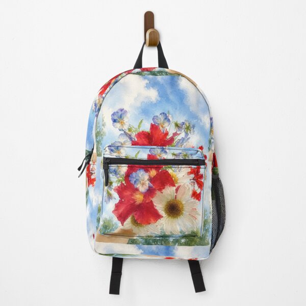 Item preview, Americana Blooms Daydream - Red White Blue Patriotic Watercolor Flowers designed and sold by Loveisthebtwd.