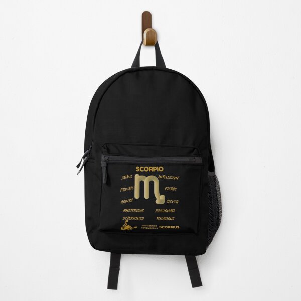 Item preview, Scorpio Zodiac Sign Astrology Symbol Scorpius Horoscope (Gold Dark) designed and sold by ZODIARA.