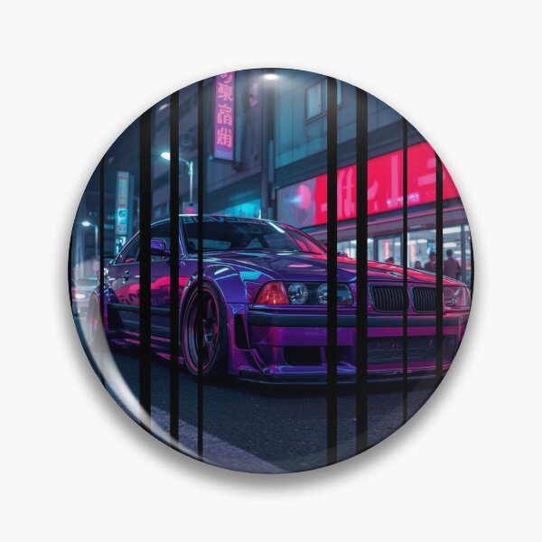 Item preview, B.W the Power of the 3 coupe with wide body kit, street racing vibe, high contrast neon colors 28 designed and sold by Neon G.