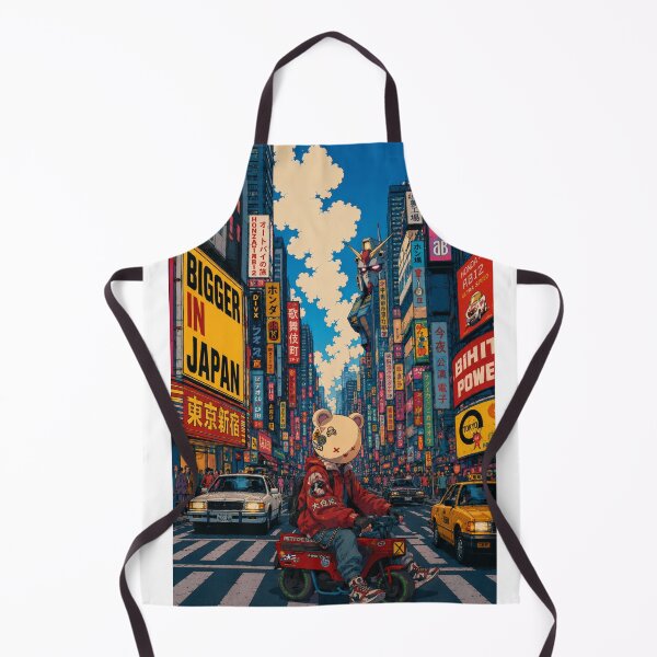 Item preview, Bigger in Japan – Retro Tokyo Bunny Rider Mecha Street Art designed and sold by zumerdiego.
