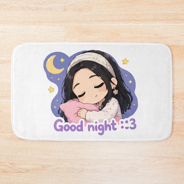 Item preview, Sleepy Kawaii Anime Character – Cute Chibi Night Illustration designed and sold by MarWachaN.