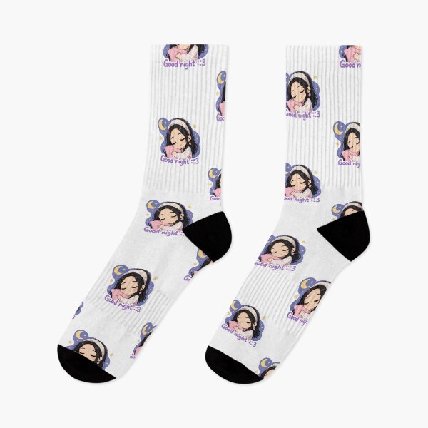 Item preview, Sleepy Kawaii Anime Character – Cute Chibi Night Illustration designed and sold by MarWachaN.
