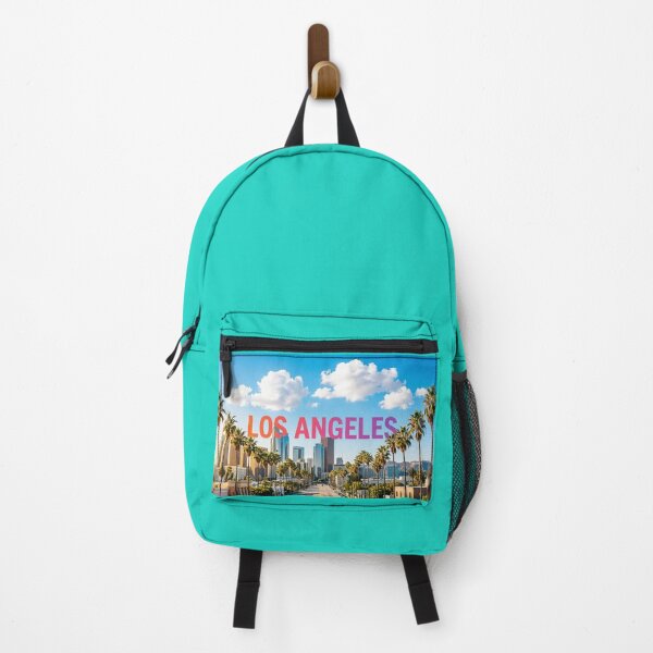 Item preview, *Los Angeles California Skyline Palm Trees Sunset Travel Design* designed and sold by Petringo.