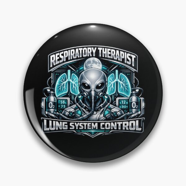 Item preview, Cool Cyberpunk Alien Respiratory Therapist Lung System Control Graphic for National Respiratory Care Week designed and sold by ClinicalHubs.
