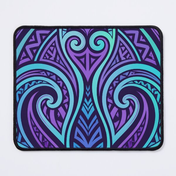 Item preview, New Zealand Māori Paua Pattern Koru Design 905 designed and sold by GrinGalore.