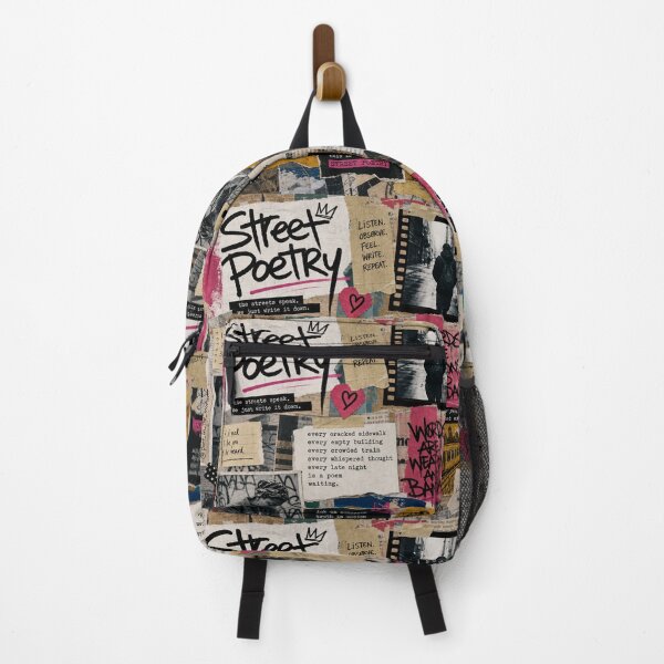 Item preview, STREET POETRY — Mixed‑Media Collage Poster (Graffiti & Analog Ephemera) designed and sold by Jandedan.