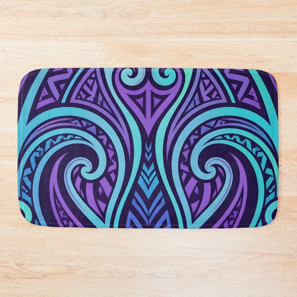 Item preview, New Zealand Māori Paua Pattern Koru Design 905 designed and sold by GrinGalore.