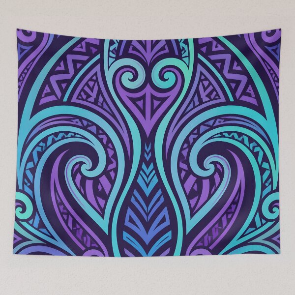 Item preview, New Zealand Māori Paua Pattern Koru Design 905 designed and sold by GrinGalore.