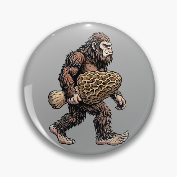 Item preview, Bigfoot Carrying Morel Mushroom Funny Sasquatch Foraging designed and sold by GreggRoss.