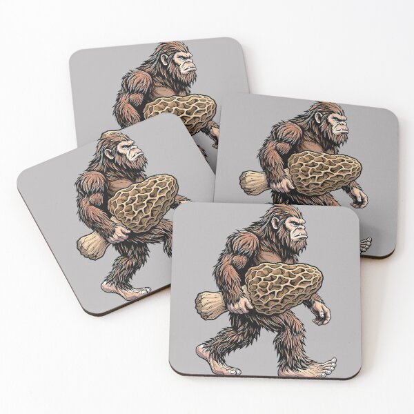 Item preview, Bigfoot Carrying Morel Mushroom Funny Sasquatch Foraging designed and sold by GreggRoss.