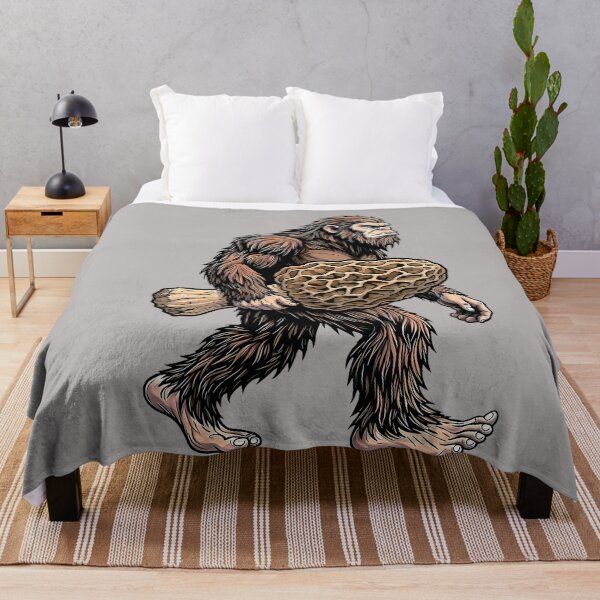 Item preview, Bigfoot Carrying Morel Mushroom Funny Sasquatch Foraging designed and sold by GreggRoss.