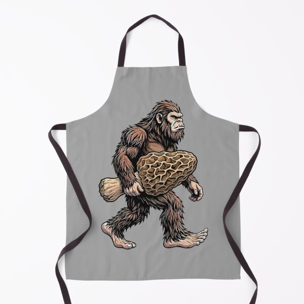 Item preview, Bigfoot Carrying Morel Mushroom Funny Sasquatch Foraging designed and sold by GreggRoss.