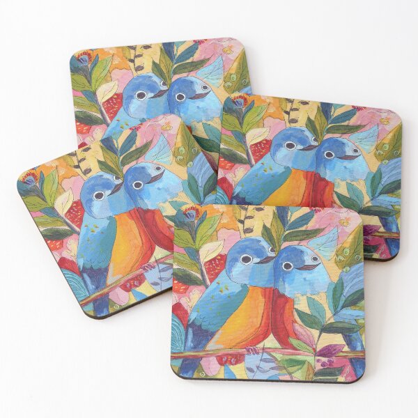 Item preview, Small Colorful Bird Whimsical Nature Decor Illustration  designed and sold by AlisaArtDecor.