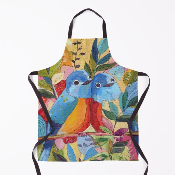 Item preview, Small Colorful Bird Whimsical Nature Decor Illustration designed and sold by AlisaArtDecor.