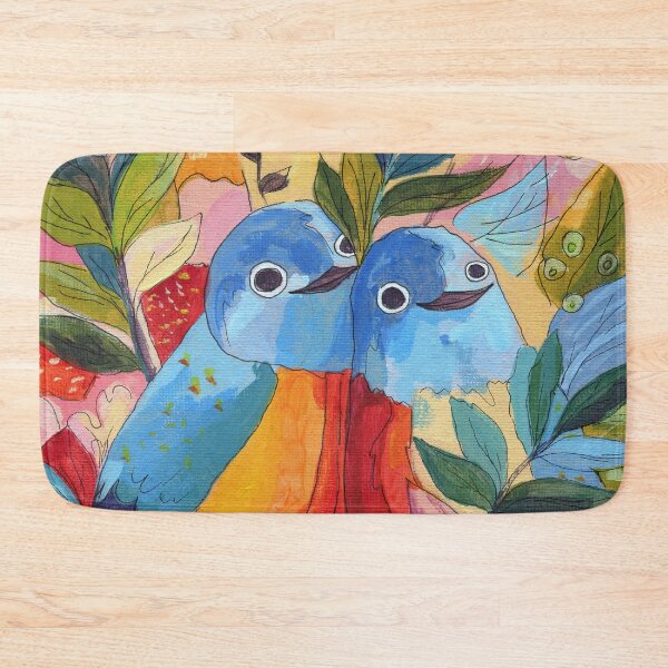 Item preview, Small Colorful Bird Whimsical Nature Decor Illustration  designed and sold by AlisaArtDecor.
