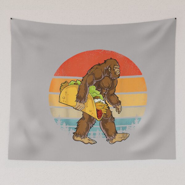 Item preview, Bigfoot Carrying Taco Funny Cinco de Mayo Boys Men Sasquatch designed and sold by GreggRoss.