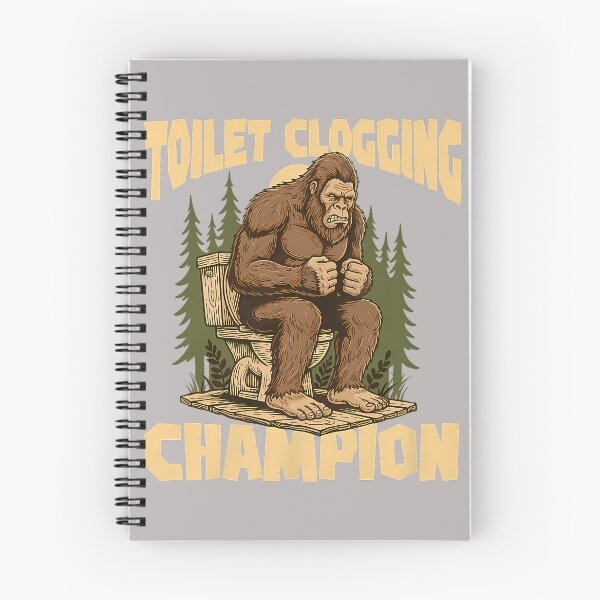 Item preview, Toilet Clogging Champion - Bathroom Plunger Bigfoot Humor designed and sold by ArleneRowe.