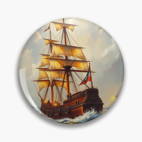 Item preview, Sailing ships in battle. designed and sold by oldMastersofart.