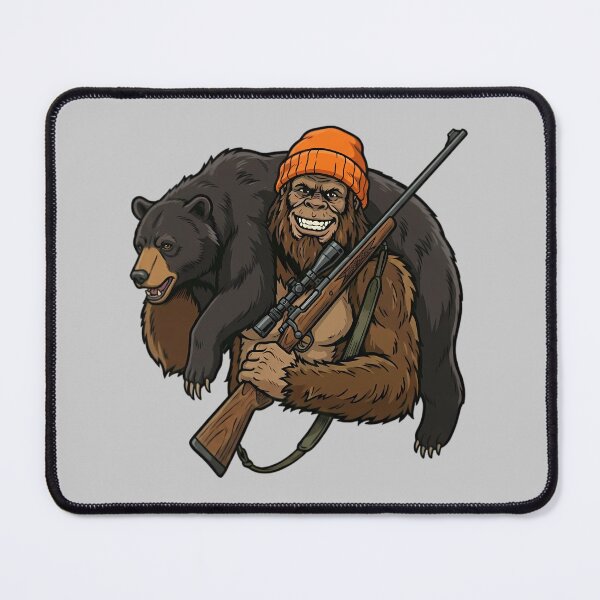 Item preview, Black Bear Hunting Bigfoot Sasquatch Hunter Deer Season Long Sleeve designed and sold by mjohnson9.