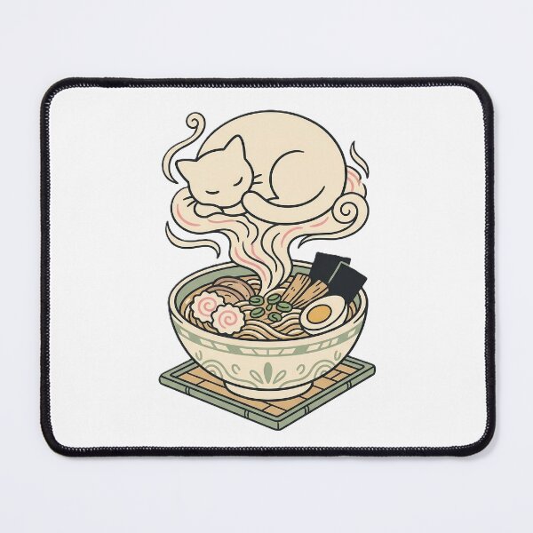Artikelvorschau, Ramen Cat Steam entworfen und verkauft von SoulShirtOff.