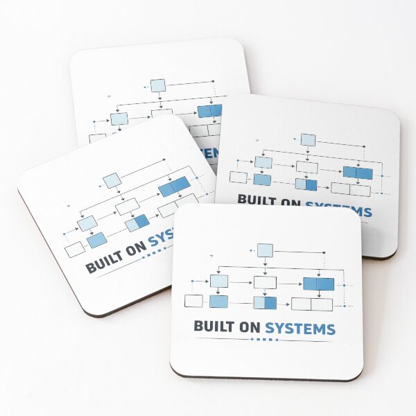 Item preview, Built On Systems Minimal Workflow Business Strategy Professional T-Shirt designed and sold by warlistop.